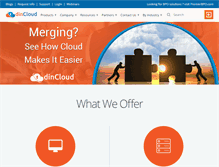 Tablet Screenshot of dincloud.com
